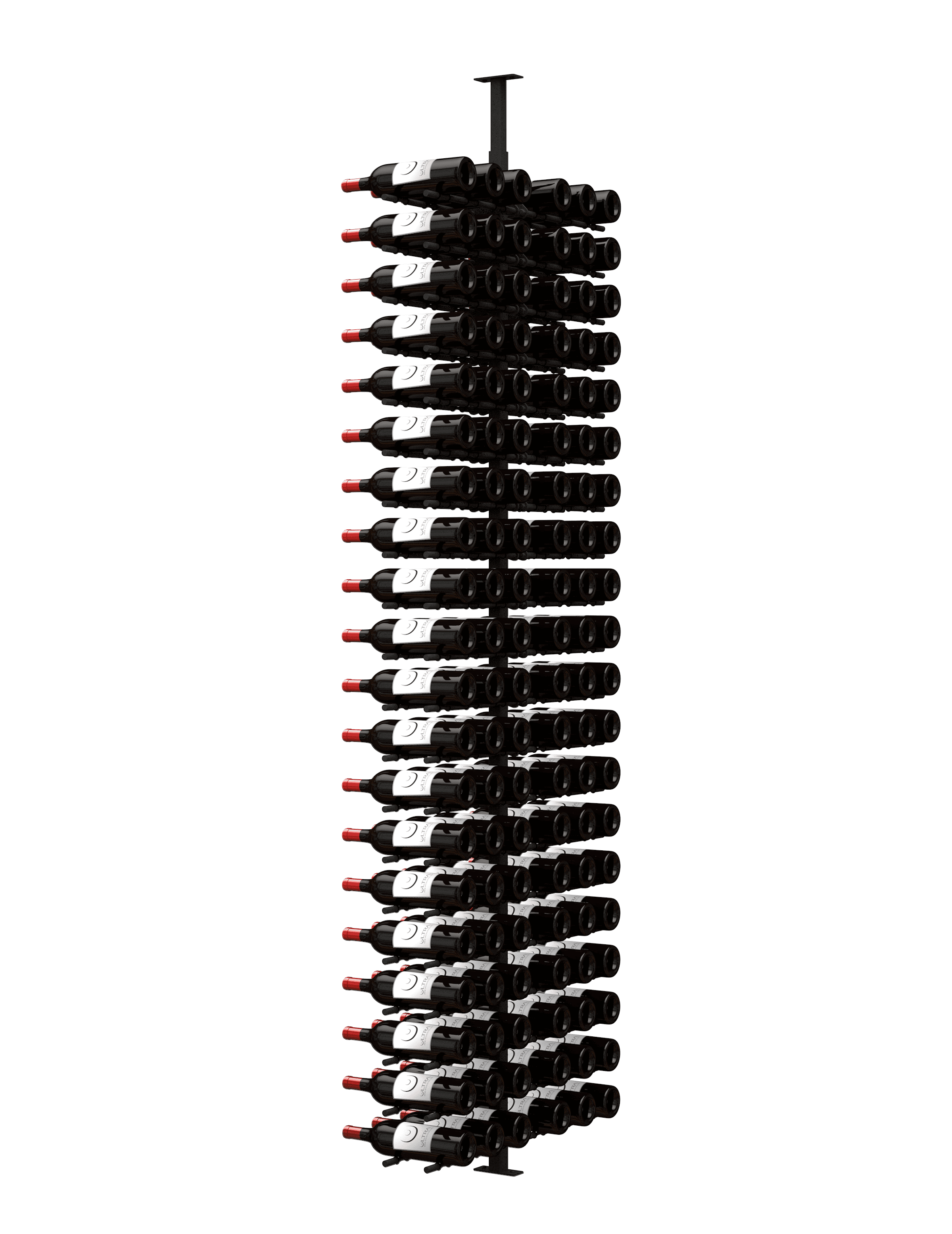 HZ Minimalist Series 2-Sided Wine Rack Display ( 40 - 120 Bottles)