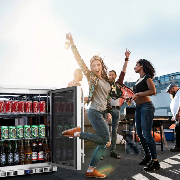 24" Beverage Cooler with Heated Glass Door – Undercounter Design