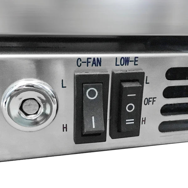24" Beverage Cooler with Heated Glass Door – Undercounter Design