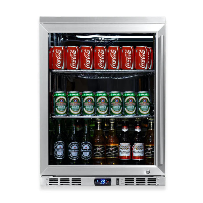 24" Beverage Cooler with Heated Glass Door – Undercounter Design