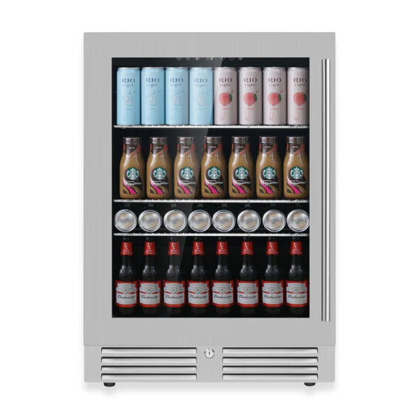 24" Beer Fridge with Low-E Glass Door