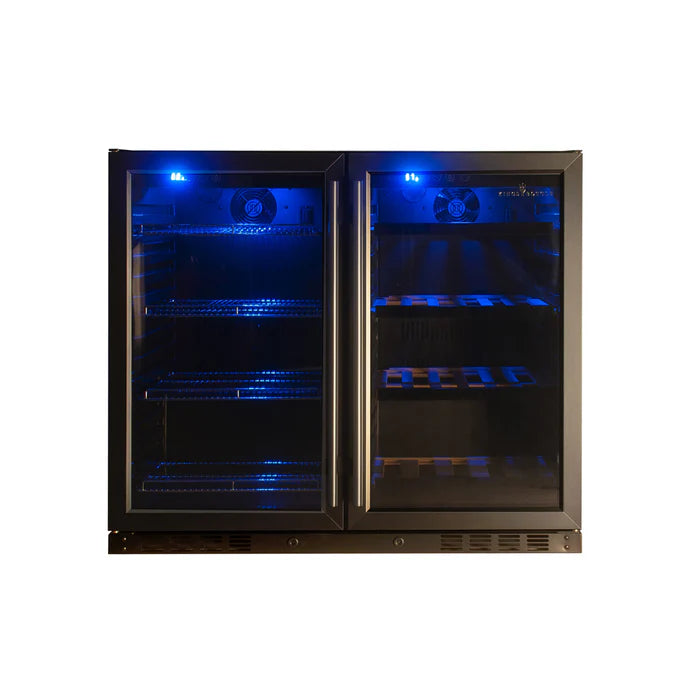 39-Inch Under-Counter Wine & Beverage Fridge – Dual Zone"