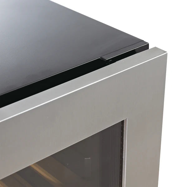 Modern Upright Wine Refrigerator – Dual Zone, Low-E Glass, Ultra-Quiet Compressor