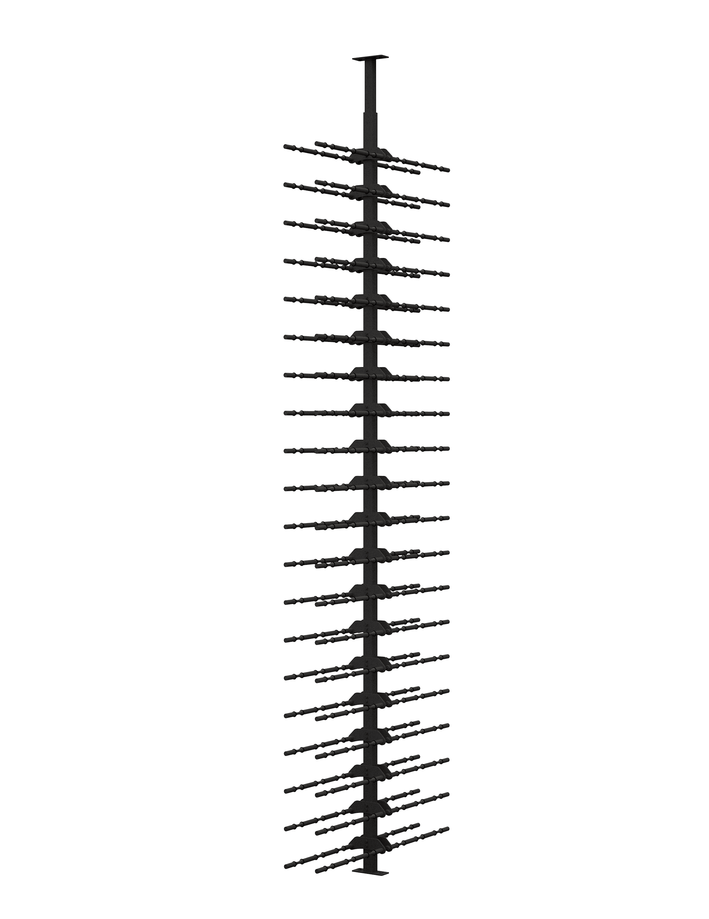 HZ Minimalist Series 2-Sided Wine Rack Display ( 40 - 120 Bottles)