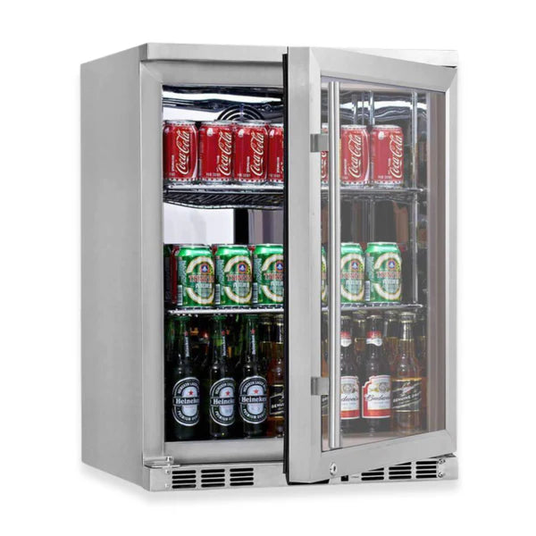 24" Beverage Cooler with Heated Glass Door – Undercounter Design
