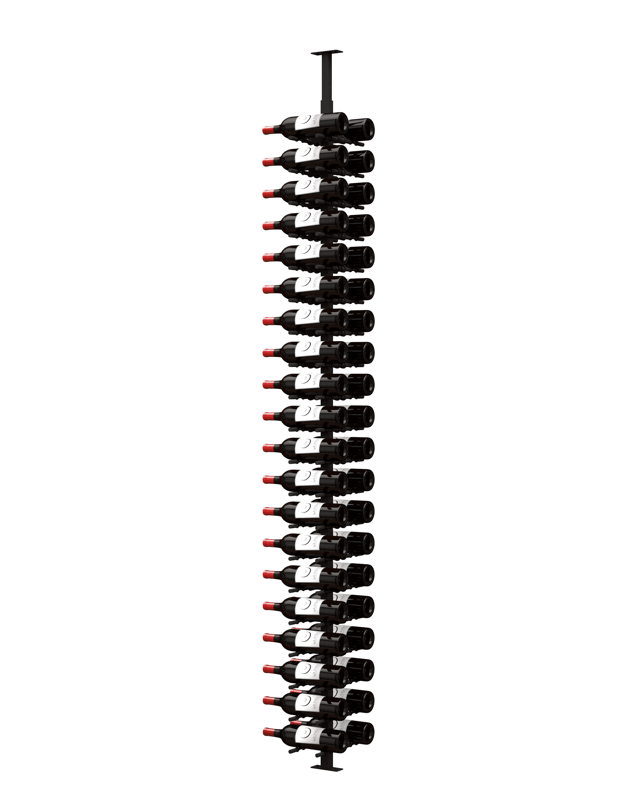 HZ Minimalist Series 2-Sided Wine Rack Display ( 40 - 120 Bottles)