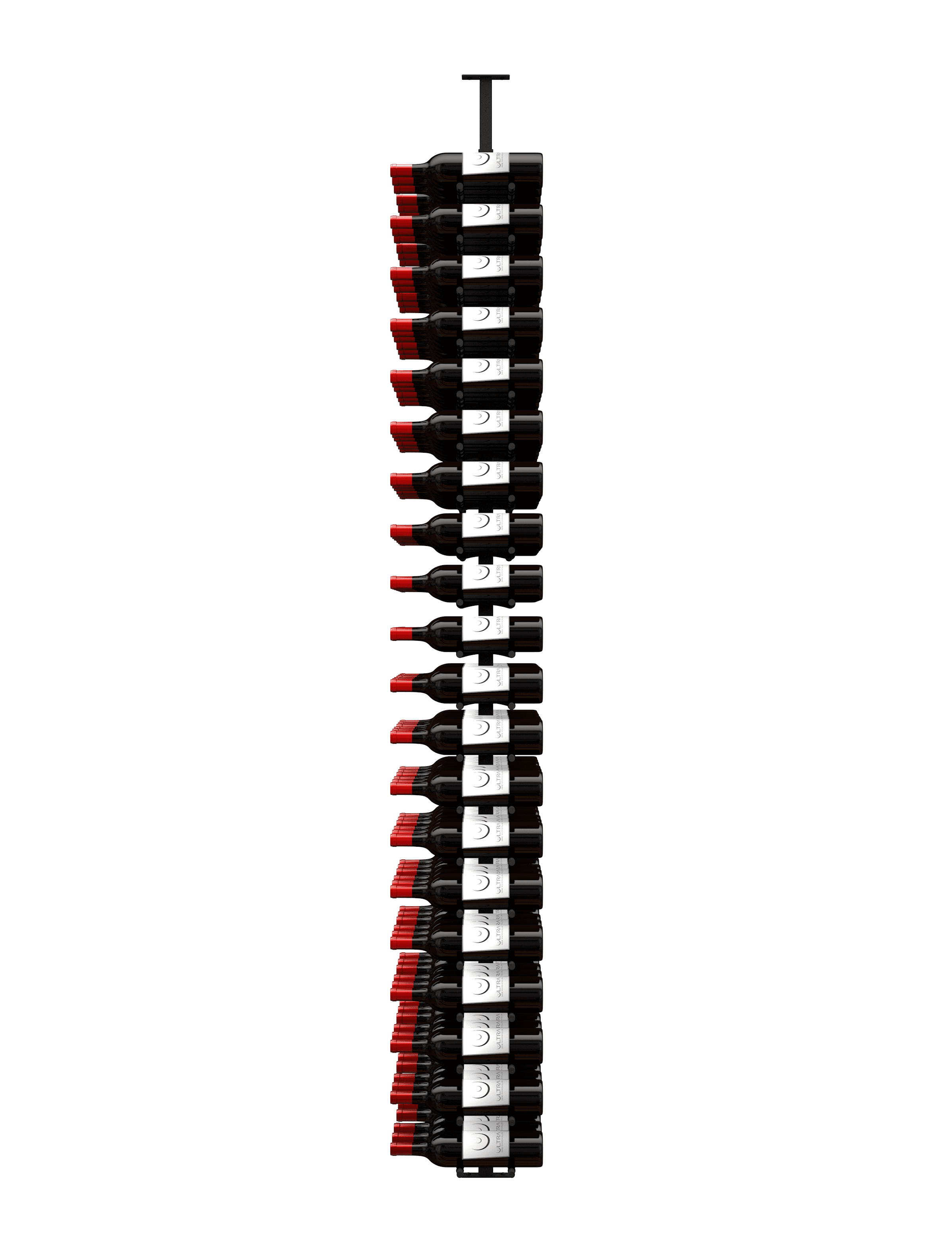 HZ Minimalist Series 2-Sided Wine Rack Display ( 40 - 120 Bottles)