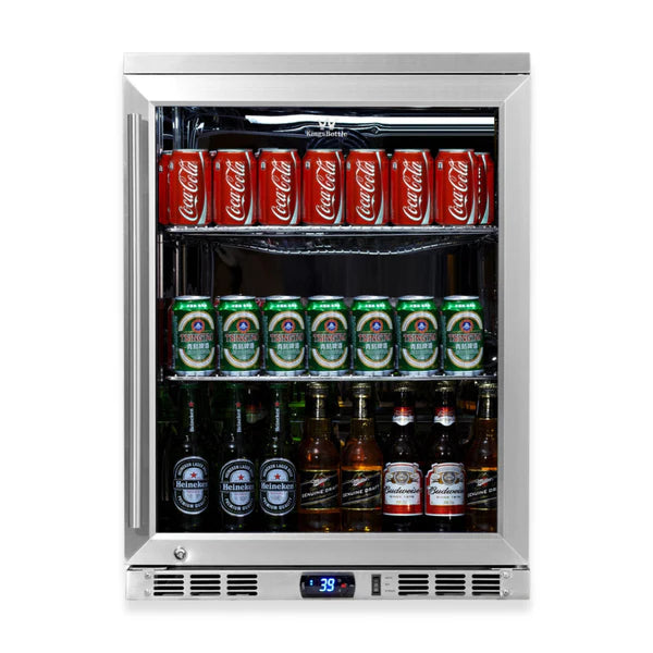 24" Beverage Cooler with Heated Glass Door – Undercounter Design