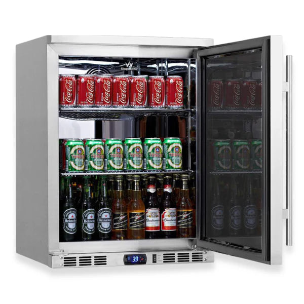 24" Beverage Cooler with Heated Glass Door – Undercounter Design