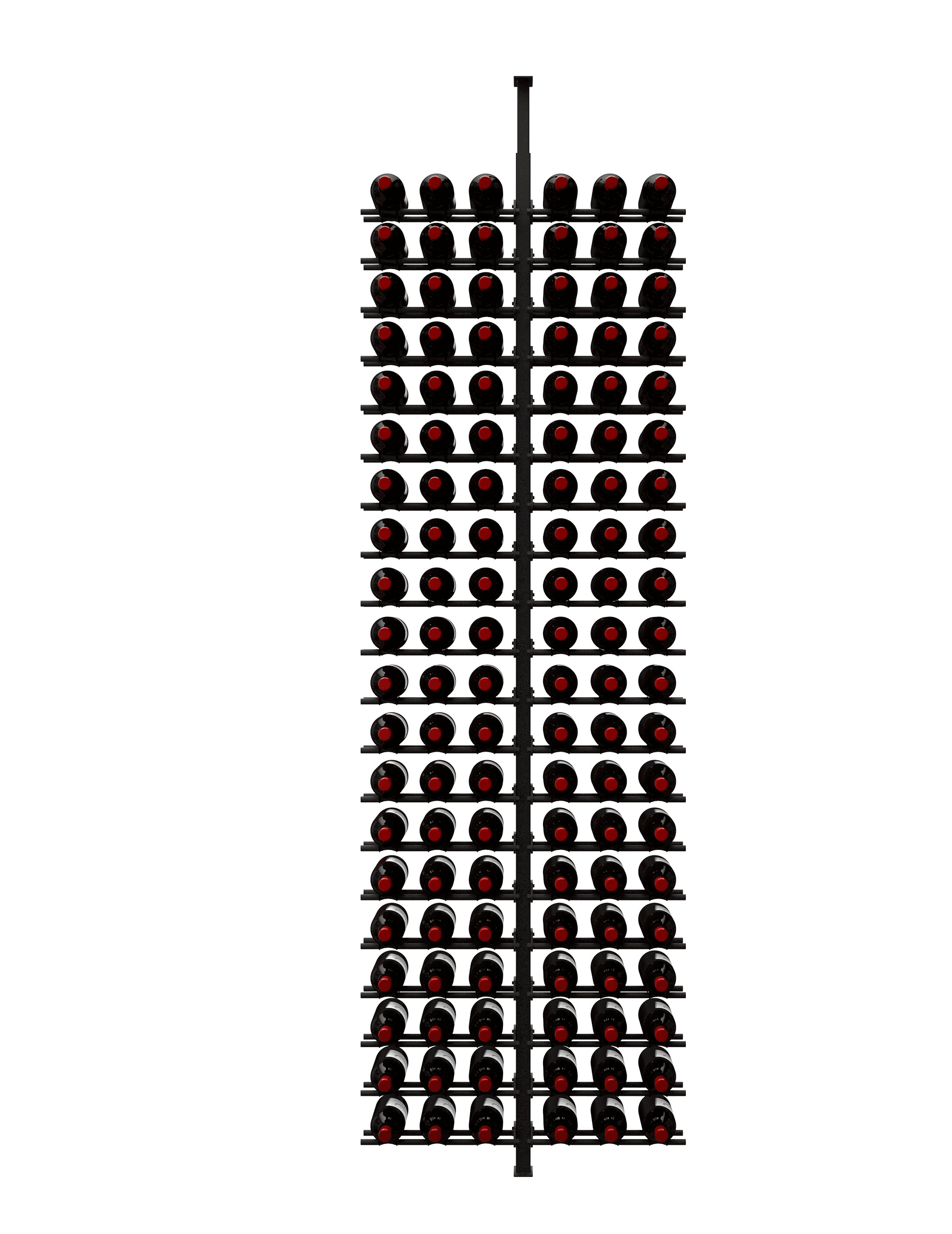 HZ Minimalist Series 2-Sided Wine Rack Display ( 40 - 120 Bottles)