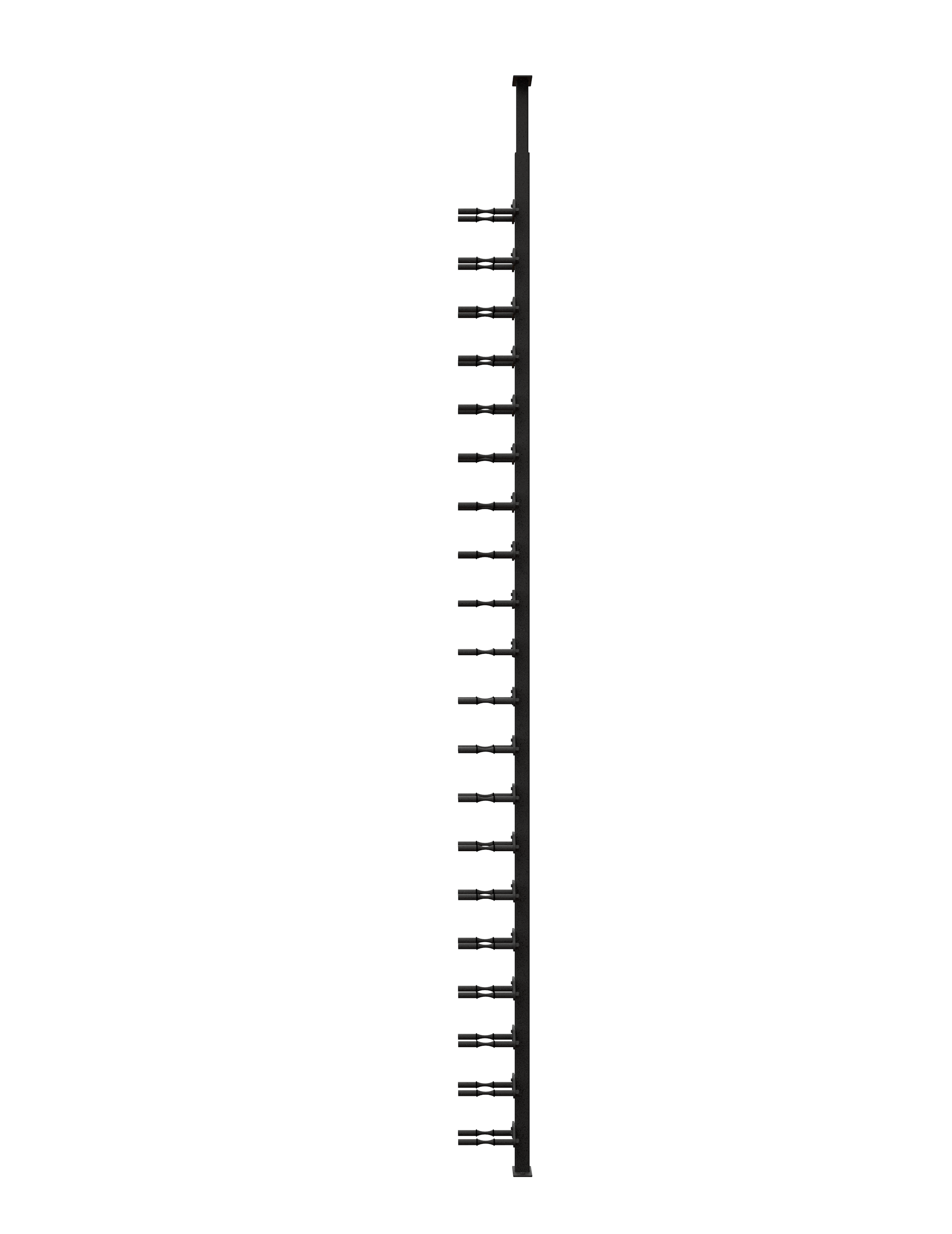 HZ Minimalist Series 1-Sided Wine Rack Display (20- 60 Bottles)