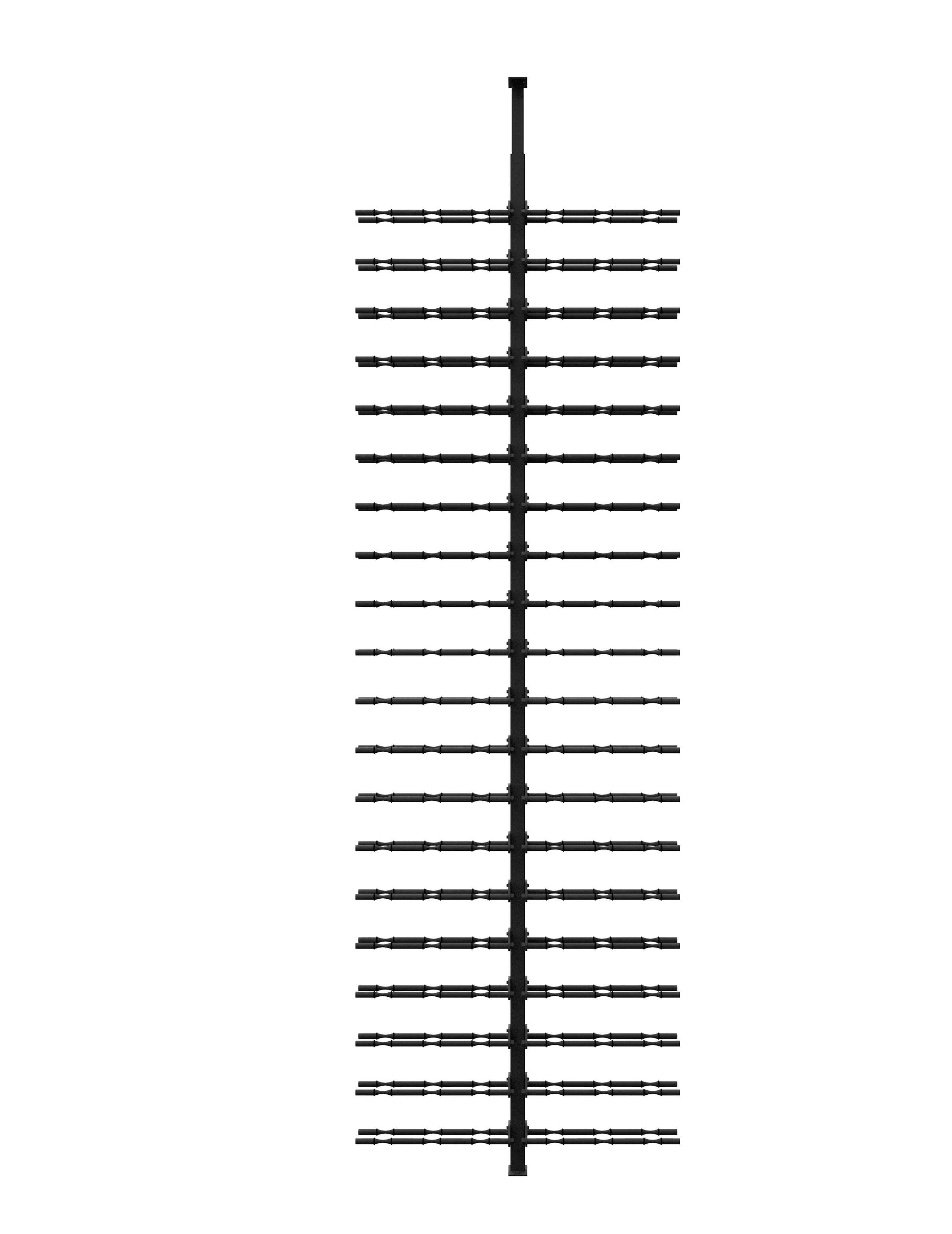 HZ Minimalist Series 2-Sided Wine Rack Display ( 40 - 120 Bottles)