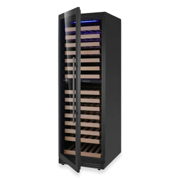 Modern Upright Wine Refrigerator – Dual Zone, Low-E Glass, Ultra-Quiet Compressor